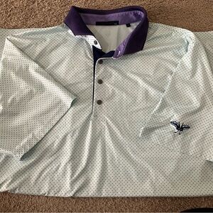 Greyson Light Blue and Purple Men's Shirt